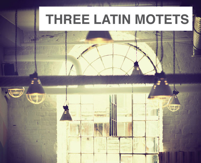 Three Latin Motets | Three Latin Motets| MusicSpoke