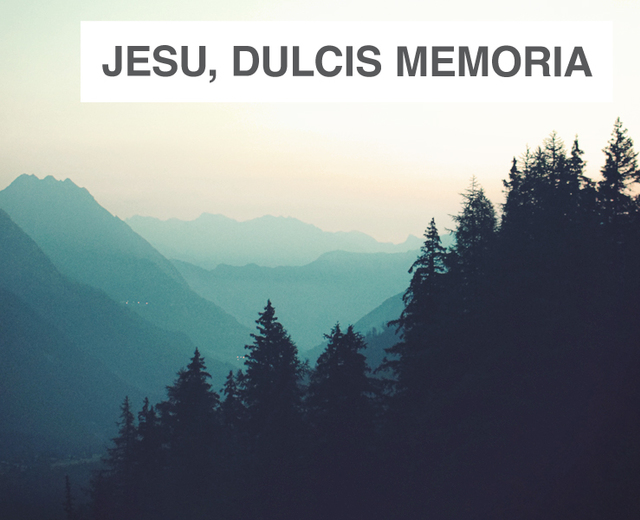 Jesu, Dulcis Memoria | Jesu, Dulcis Memoria| MusicSpoke