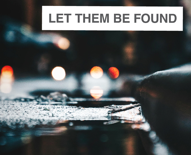 Let Them Be Found | Let Them Be Found| MusicSpoke